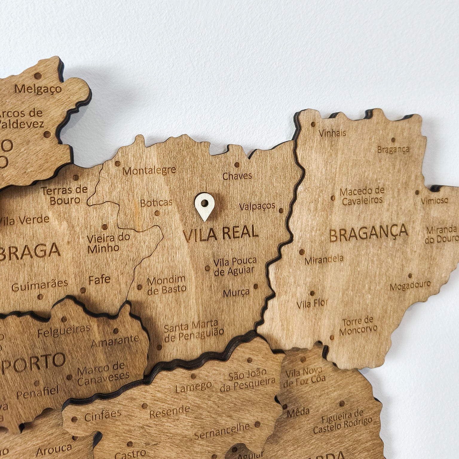 Wooden Travel Pins — 150 pcs