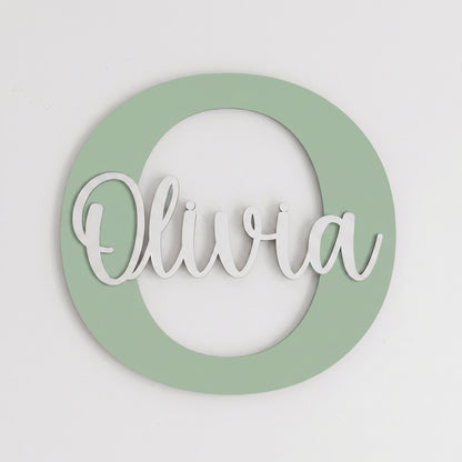 Nome em Madeira Personalizado
