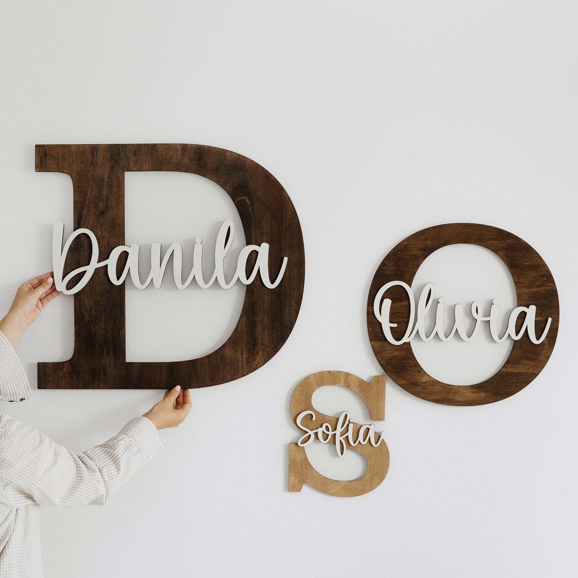 Wooden Name Letter