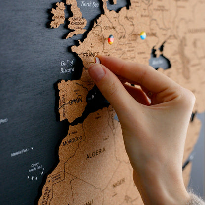 Triptych World Map