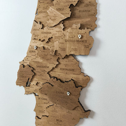 Wooden Travel Pins — 150 pcs